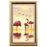 Painting by Numbers Flamingo Sunrise